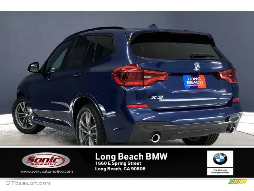 2020 X3 sDrive30i - Phytonic Blue Metallic / Black photo #2
