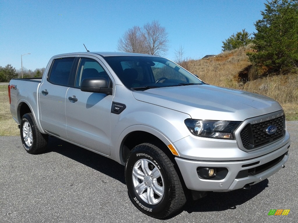 Ingot Silver Metallic 2019 Ford Ranger XLT SuperCrew 4x4 Exterior Photo #137319596