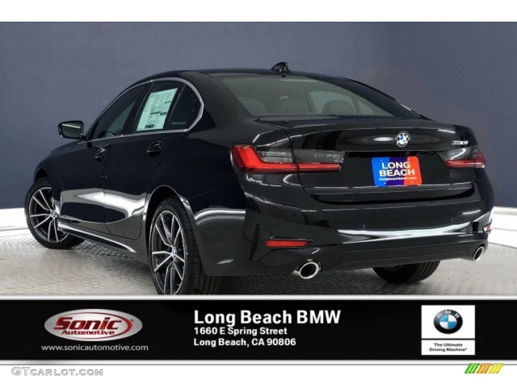 2020 3 Series 330i Sedan - Jet Black / Black photo #2