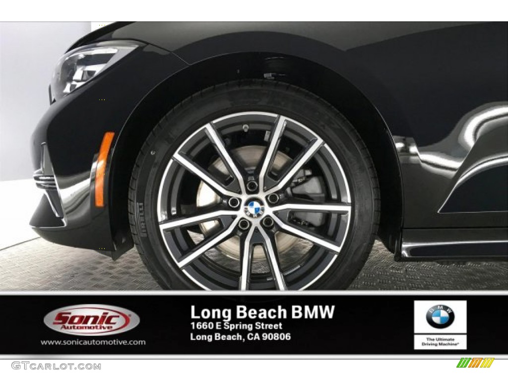 2020 3 Series 330i Sedan - Jet Black / Black photo #9