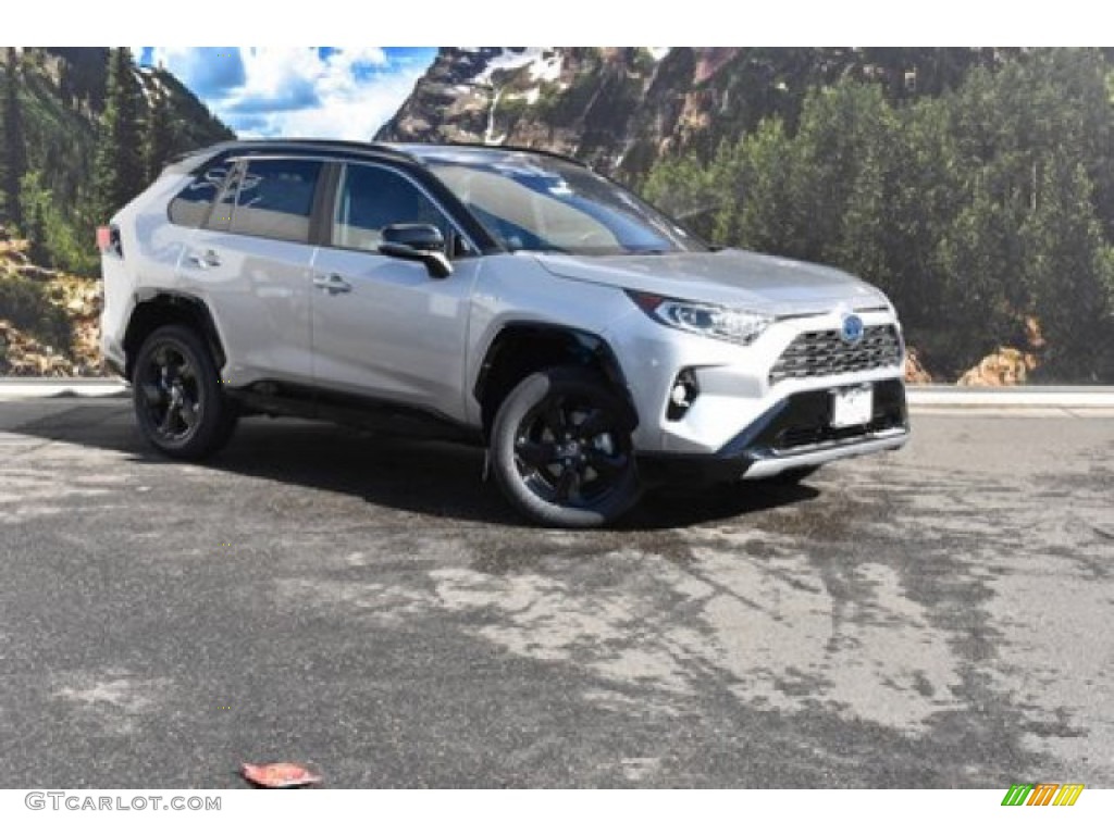 2020 RAV4 XSE AWD Hybrid - Silver Sky Metallic / Black photo #1