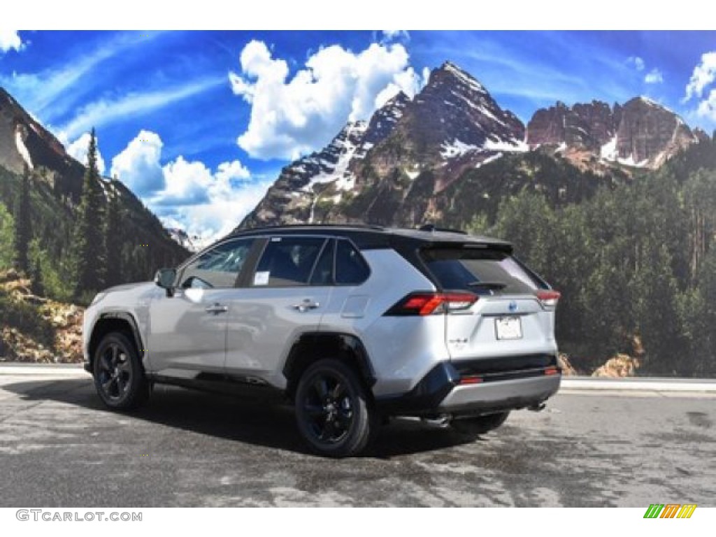 2020 RAV4 XSE AWD Hybrid - Silver Sky Metallic / Black photo #3