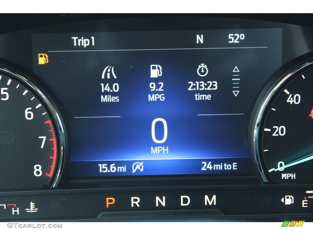 2020 Explorer XLT - Star White Metallic Tri-Coat / Sandstone photo #13
