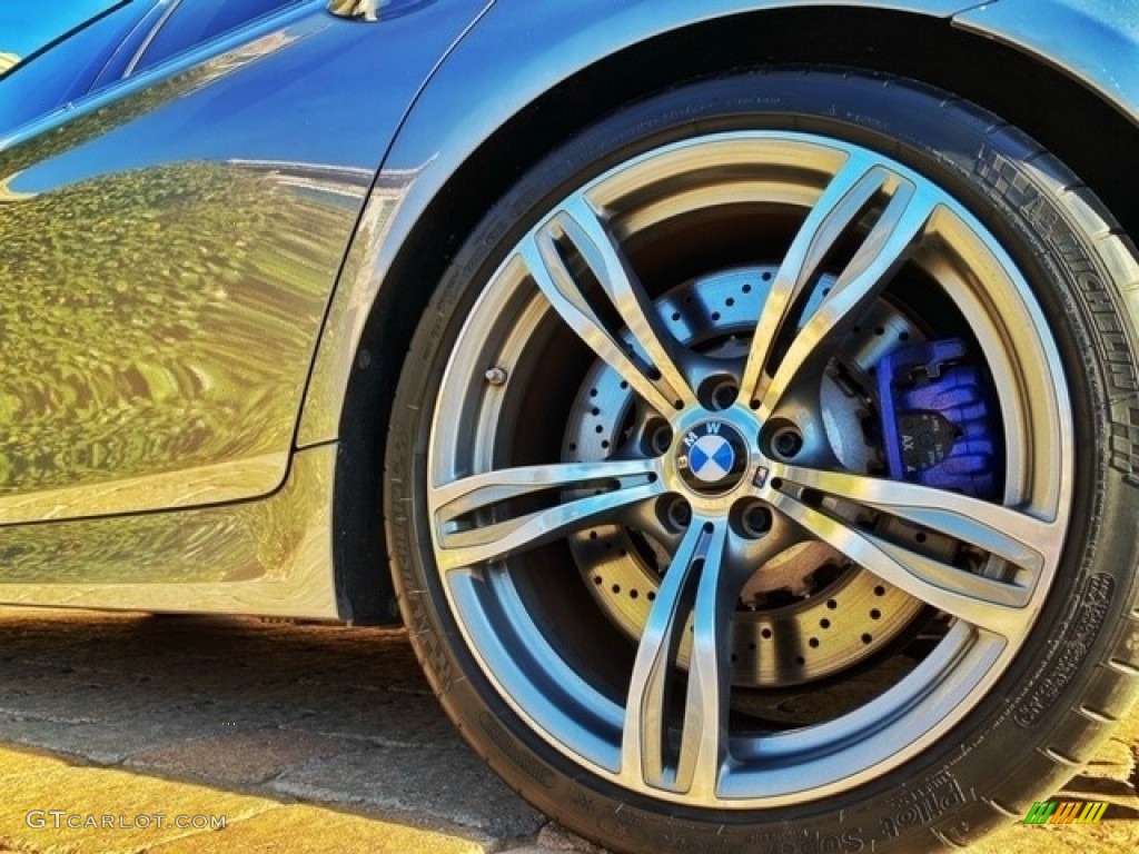 2013 M5 Sedan - BMW Individual Amazonite Silver Metallic / Sakhir Orange photo #7