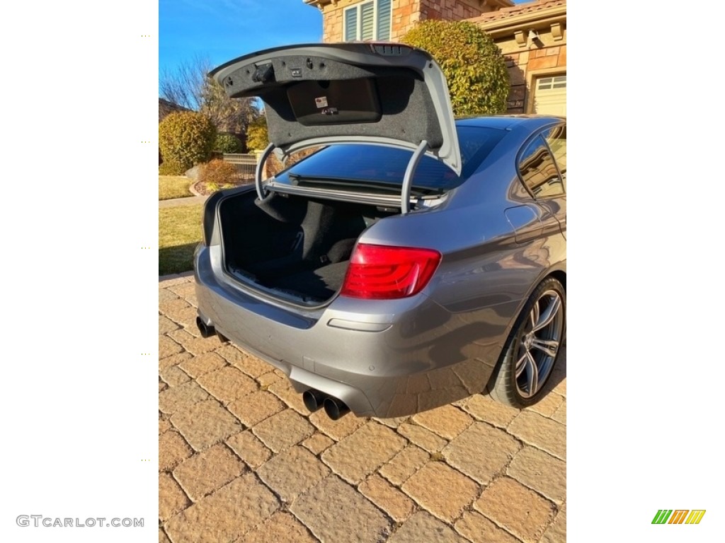 2013 M5 Sedan - BMW Individual Amazonite Silver Metallic / Sakhir Orange photo #22