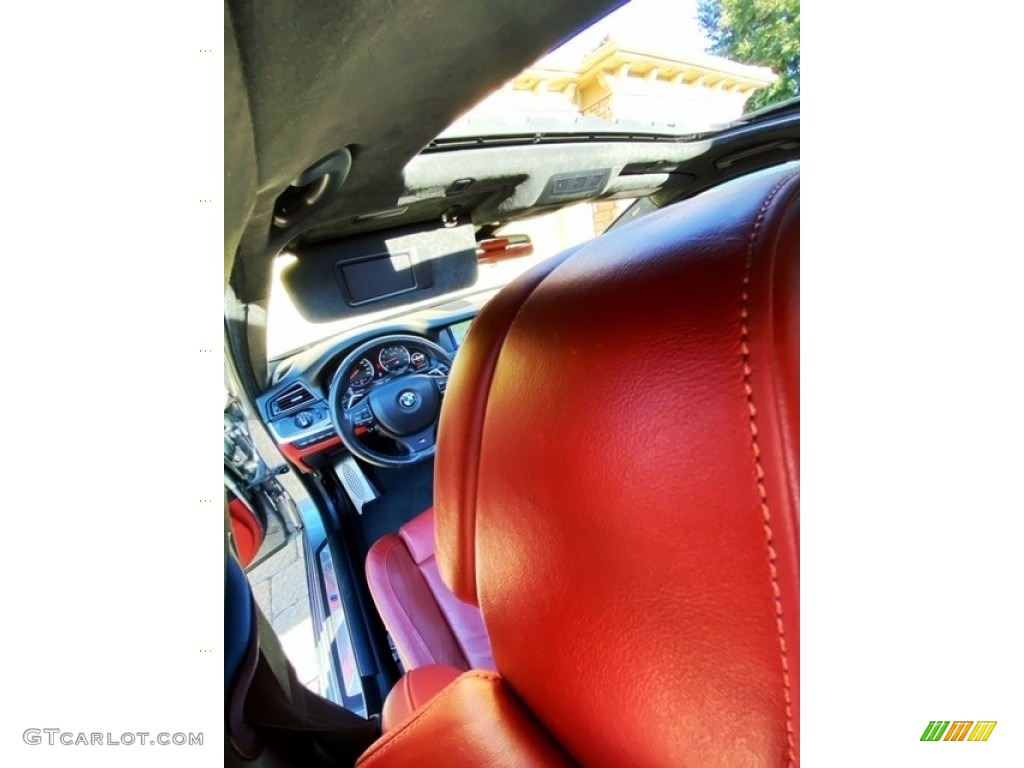 2013 M5 Sedan - BMW Individual Amazonite Silver Metallic / Sakhir Orange photo #25