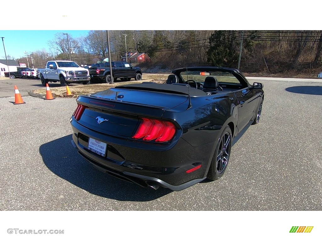 2018 Mustang EcoBoost Convertible - Shadow Black / Ebony photo #6