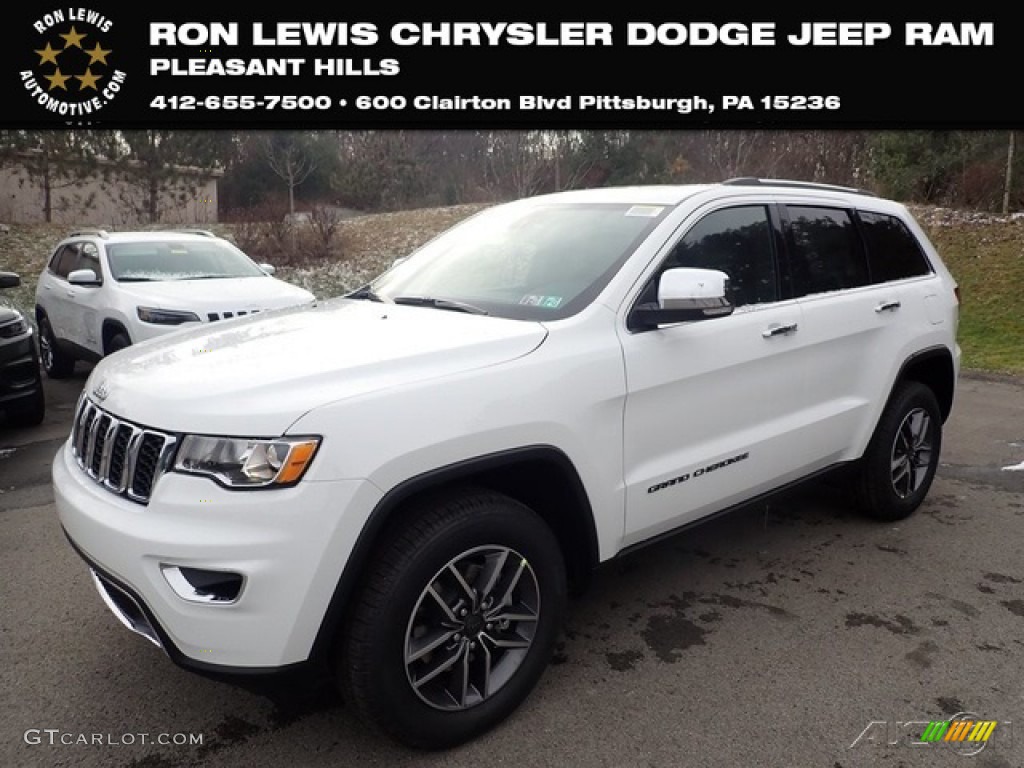 2020 Grand Cherokee Limited 4x4 - Bright White / Black photo #1