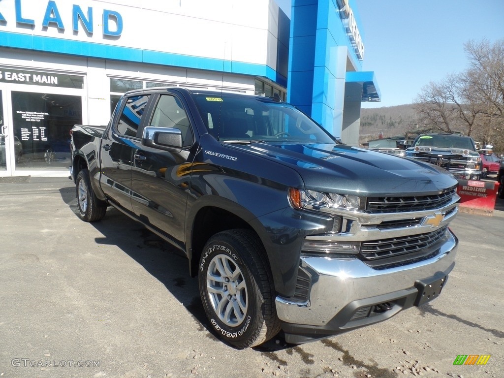 2020 Silverado 1500 LT Crew Cab 4x4 - Shadow Gray Metallic / Jet Black photo #4