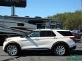 2020 Star White Metallic Tri-Coat Ford Explorer Limited  photo #2