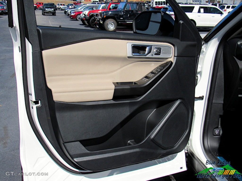 2020 Explorer Limited - Star White Metallic Tri-Coat / Sandstone photo #30