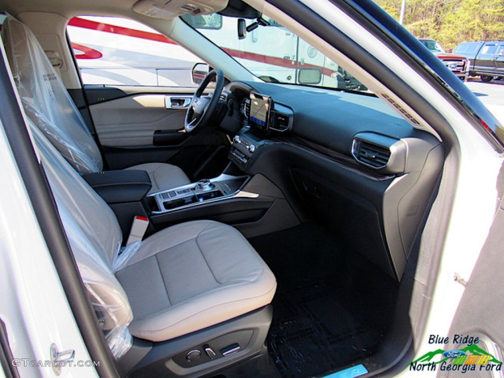 2020 Explorer Limited - Star White Metallic Tri-Coat / Sandstone photo #32