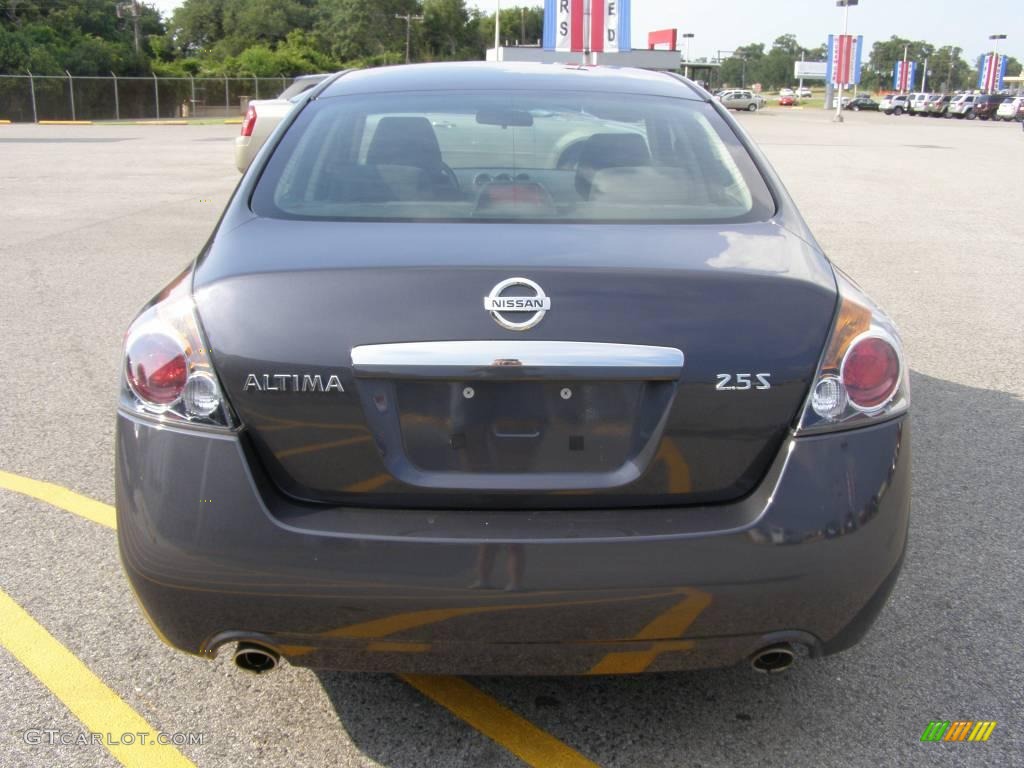 2008 Altima 2.5 S - Dark Slate Metallic / Charcoal photo #4