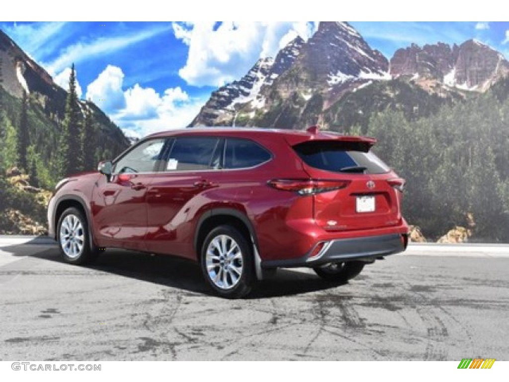 2020 Highlander Limited AWD - Ruby Flare Pearl / Graphite photo #3