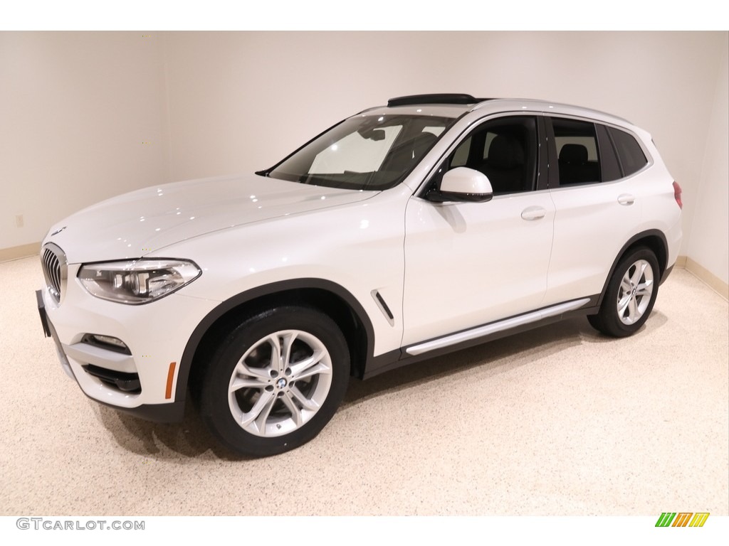 2020 X3 xDrive30i - Mineral White Metallic / Black photo #3