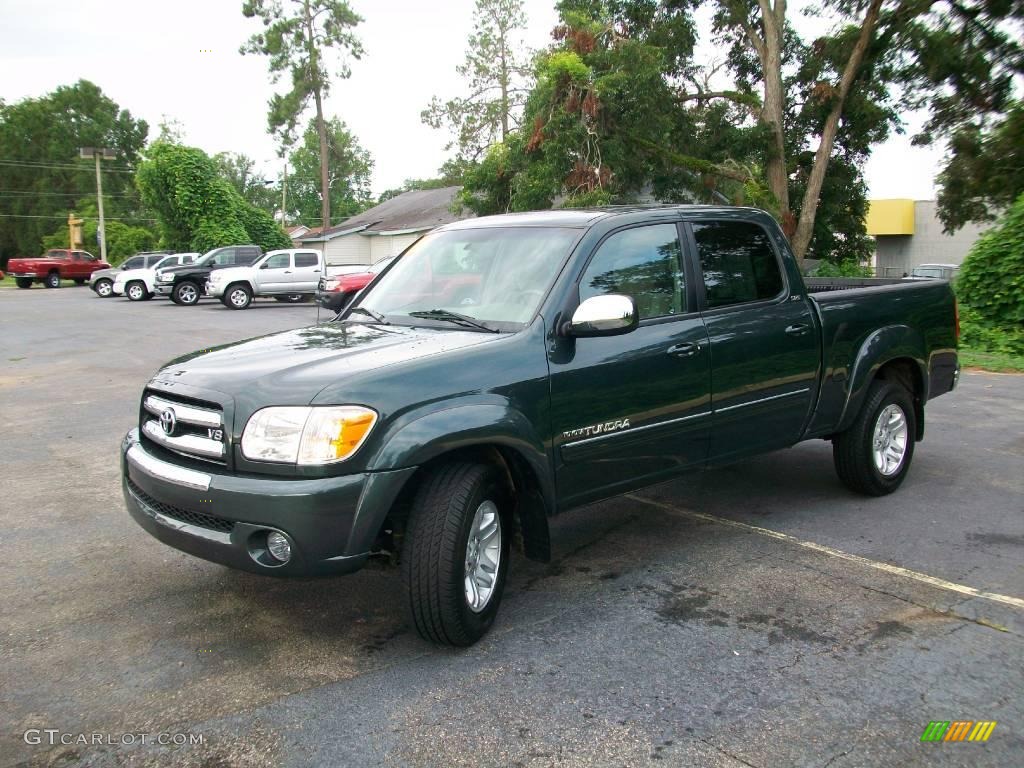 2006 Tundra SR5 Double Cab - Timberland Mica / Light Charcoal photo #7