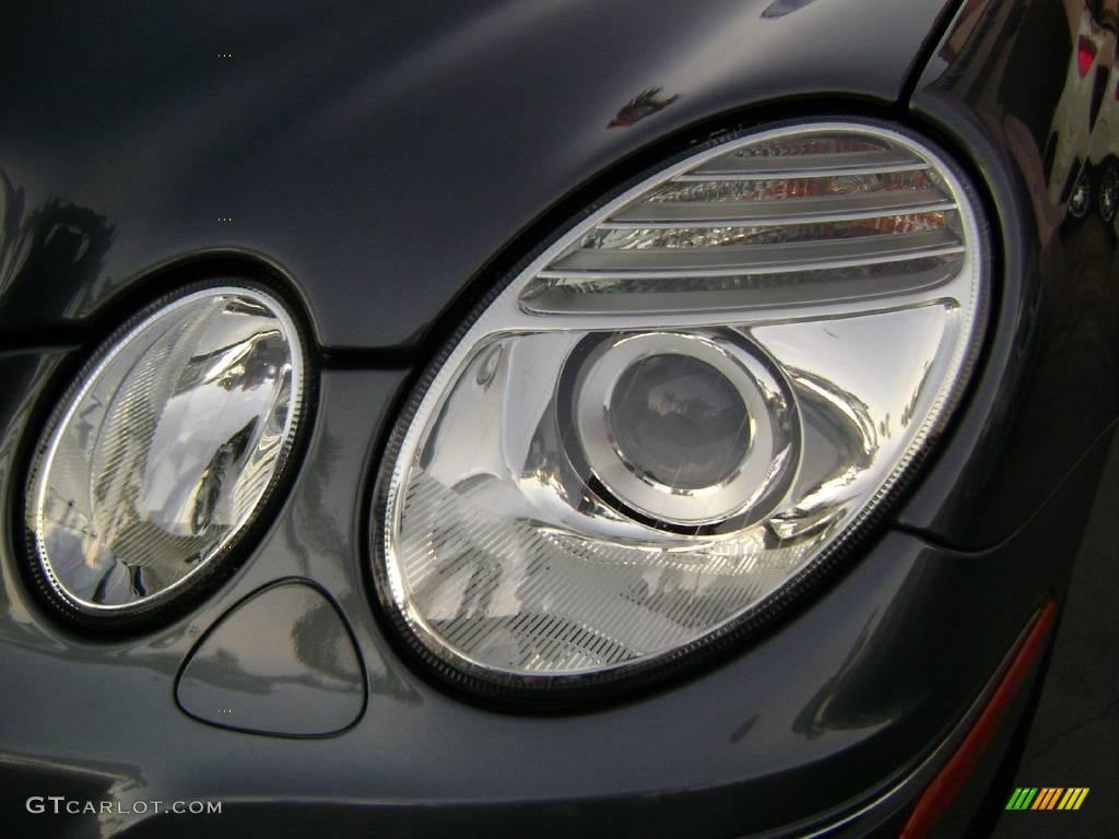 2007 E 350 Sedan - Flint Grey Metallic / Black/Sahara Beige photo #19