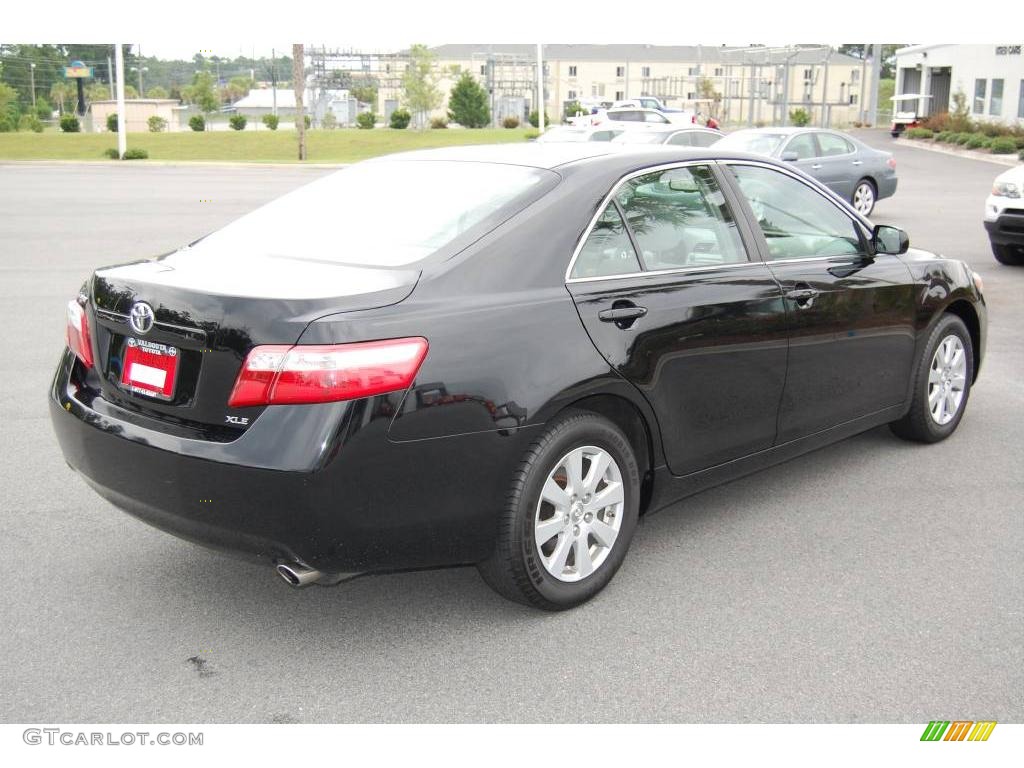 2007 Camry XLE - Black / Ash photo #5