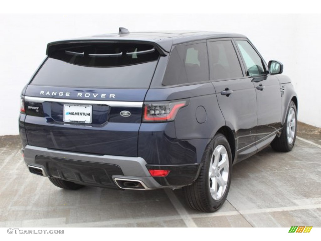 2020 Range Rover Sport HSE - Portofino Blue Metallic / Almond/Espresso photo #2