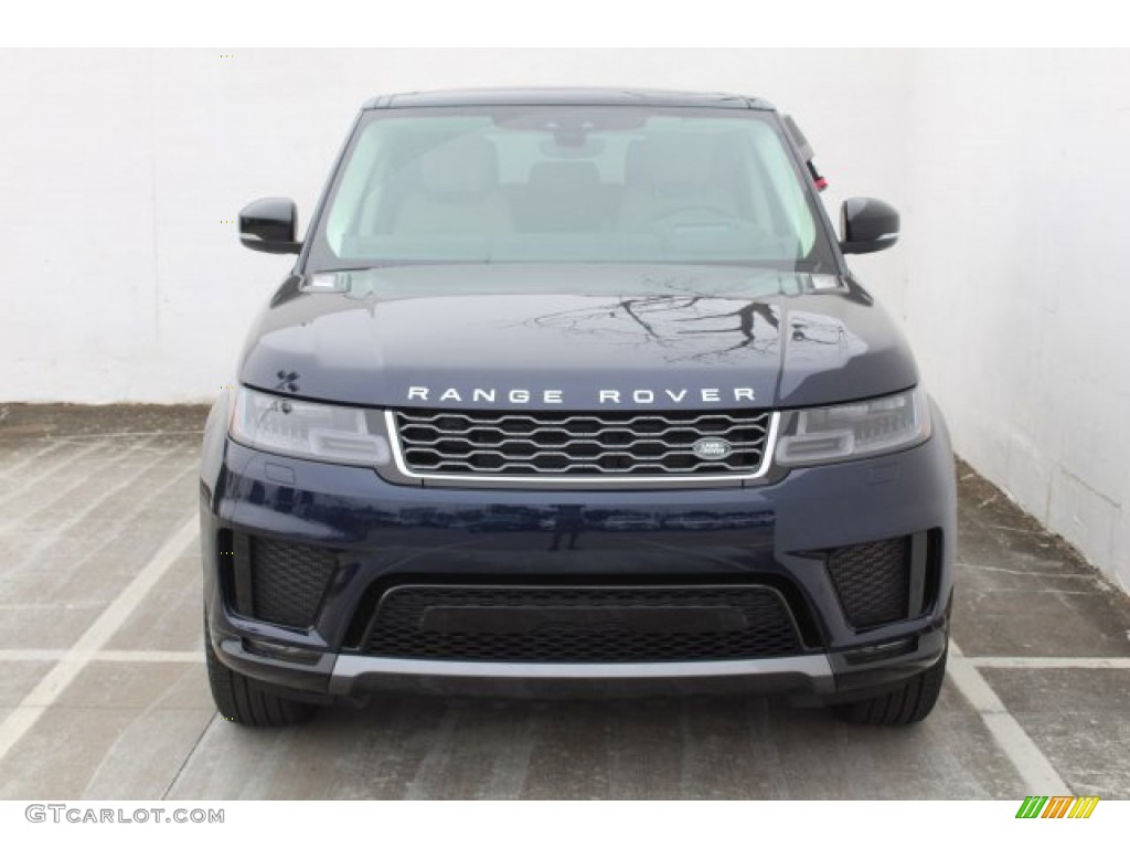 2020 Range Rover Sport HSE - Portofino Blue Metallic / Almond/Espresso photo #8