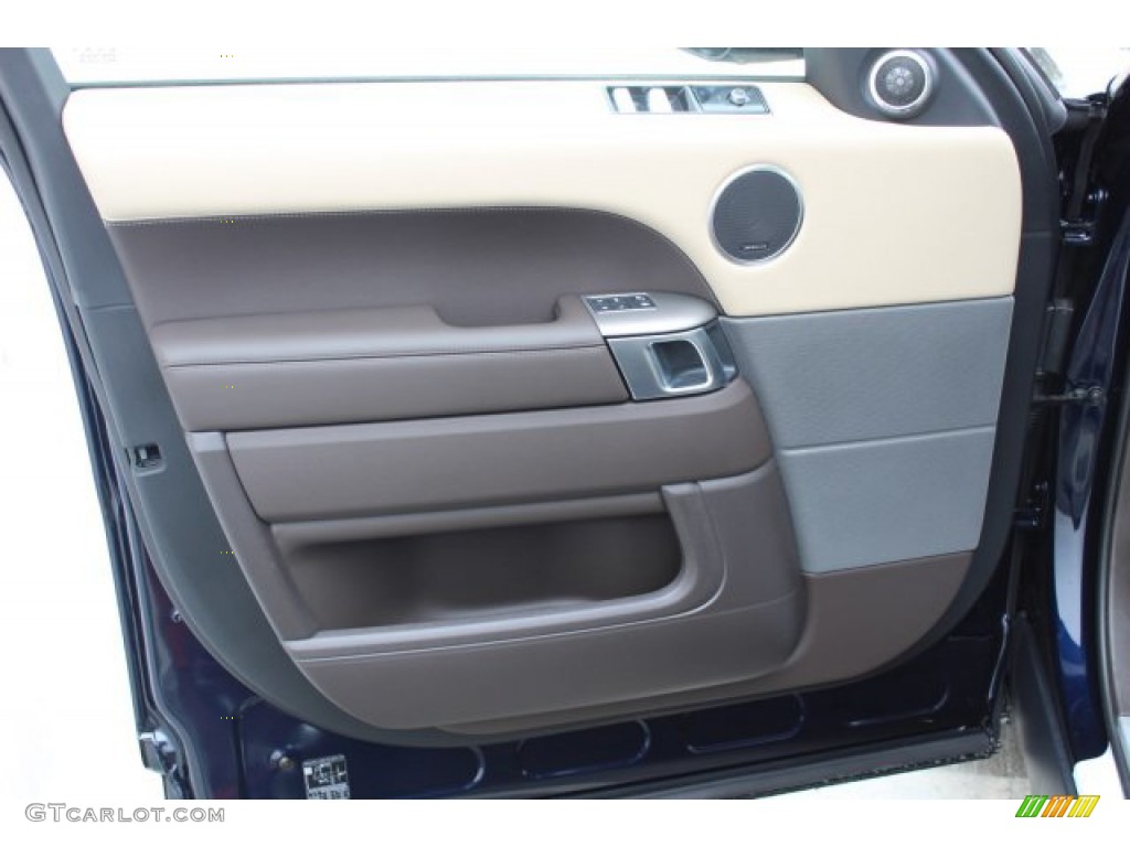 2020 Land Rover Range Rover Sport HSE Almond/Espresso Door Panel Photo #137340535