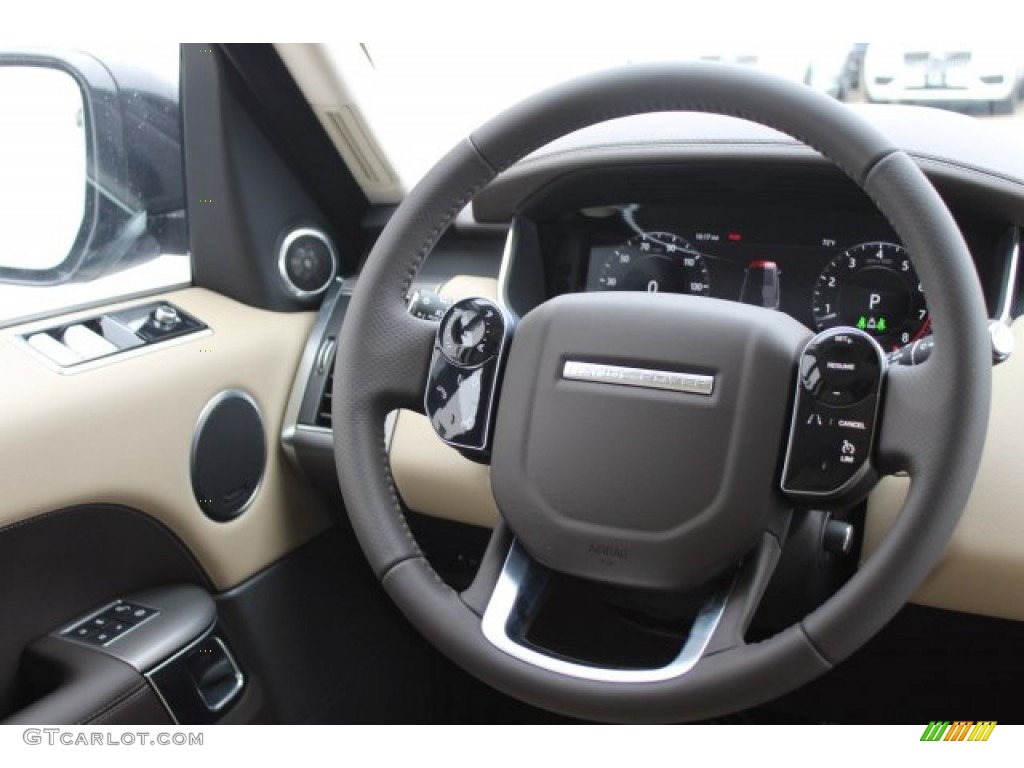 2020 Land Rover Range Rover Sport HSE Almond/Espresso Steering Wheel Photo #137340901