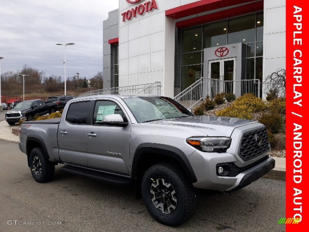 2020 Tacoma TRD Off Road Double Cab 4x4 - Silver Sky Metallic / TRD Cement/Black photo #1