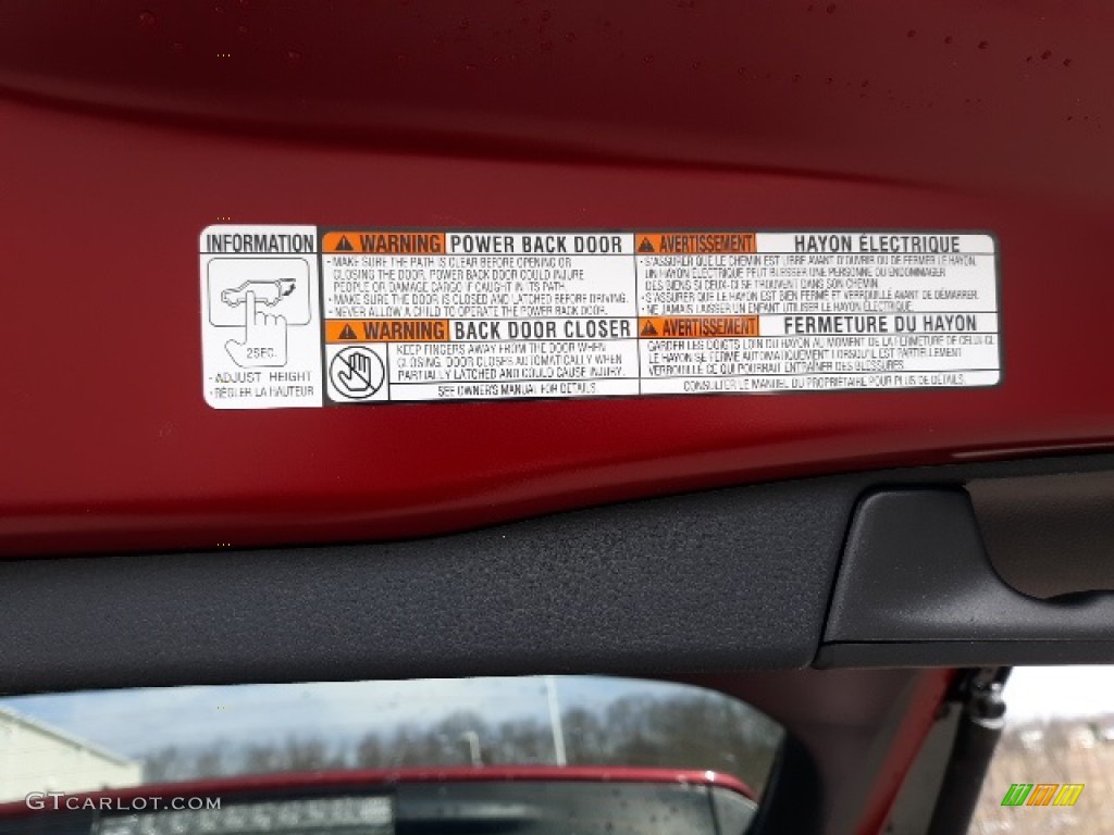 2020 Toyota RAV4 TRD Off-Road AWD Info Tag Photos