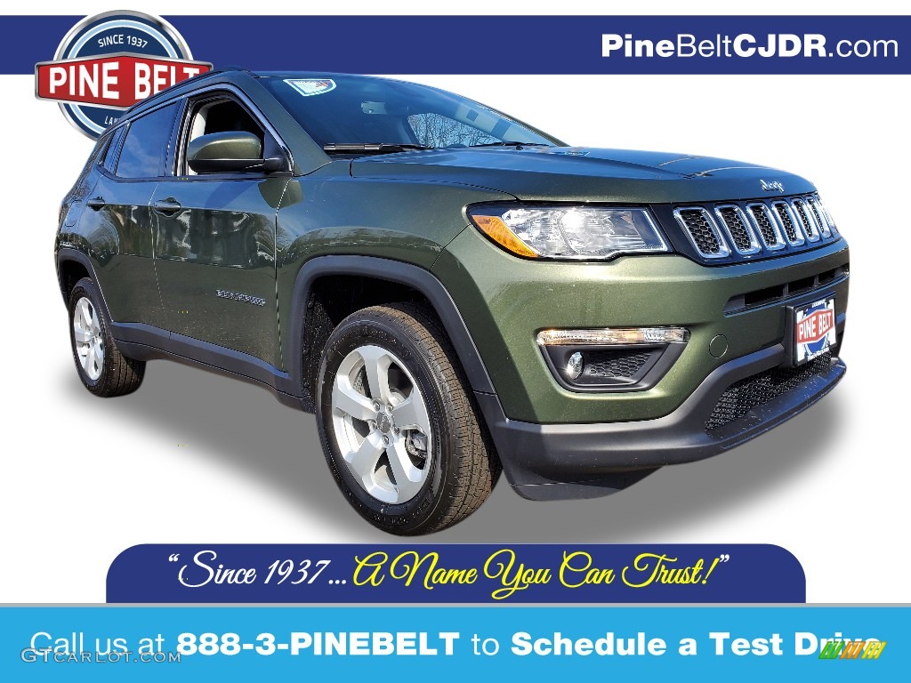 Olive Green Pearl Jeep Compass