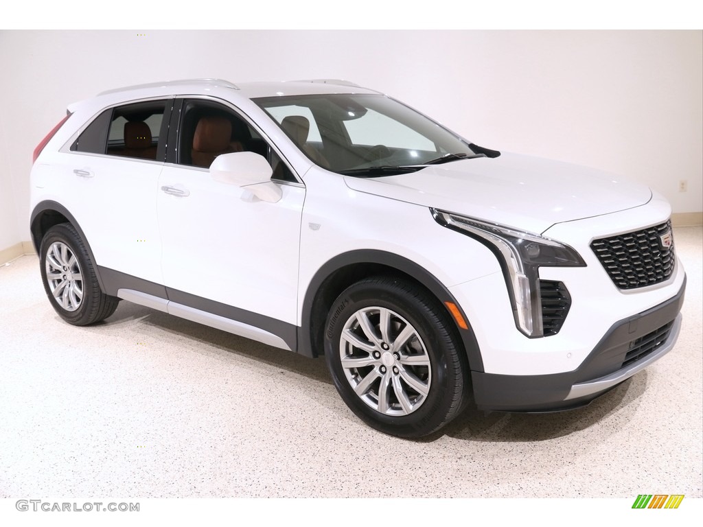 Crystal White Tricoat 2019 Cadillac XT4 Premium Luxury AWD Exterior Photo #137344366