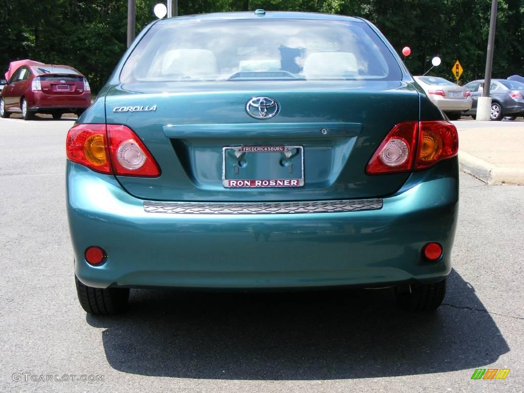 2009 Corolla  - Capri Sea Green Metallic / Ash photo #15