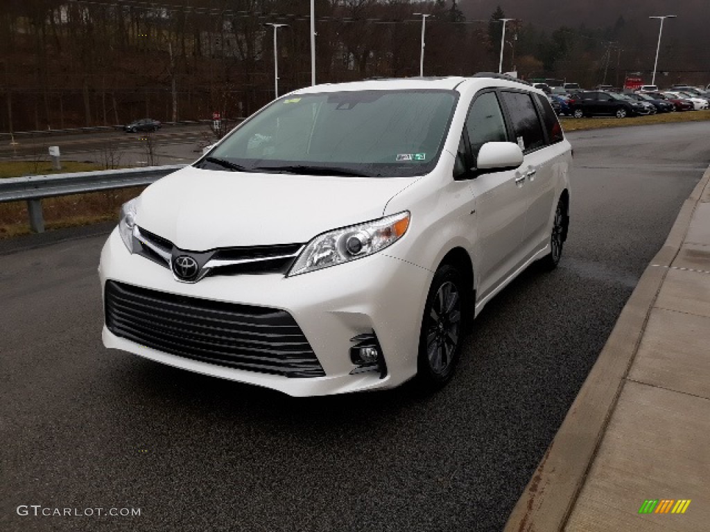 Blizzard White Pearl 2020 Toyota Sienna XLE AWD Exterior Photo #137346460