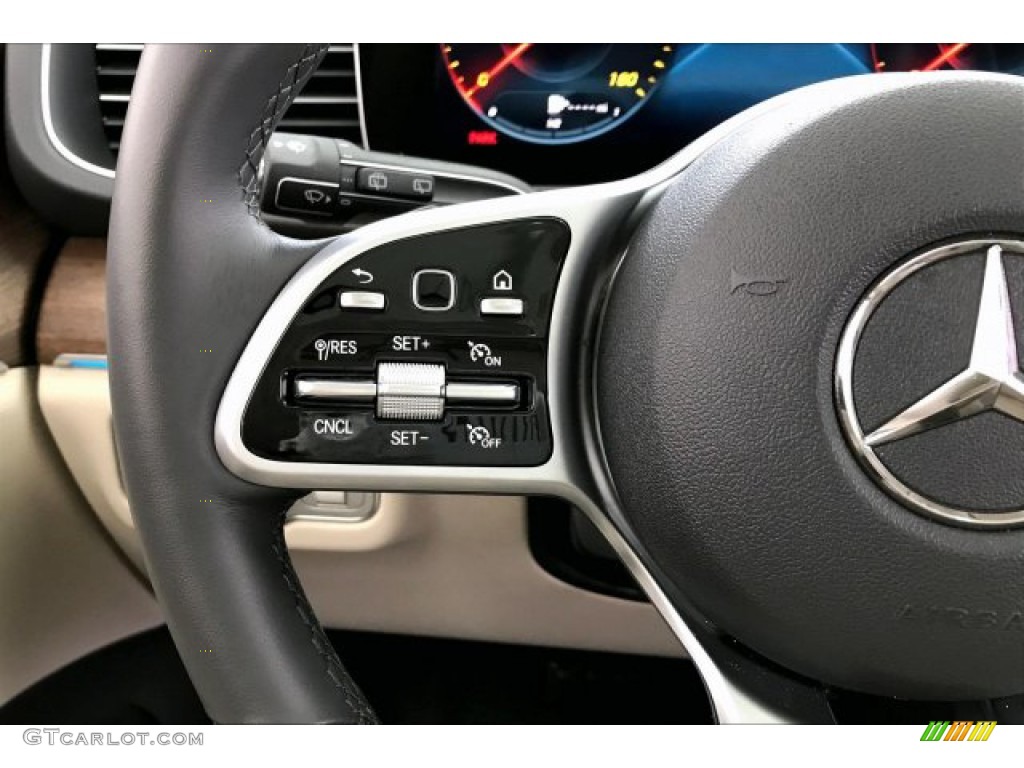 2020 Mercedes-Benz GLE 350 Macchiato Beige/Magma Grey Steering Wheel Photo #137356291