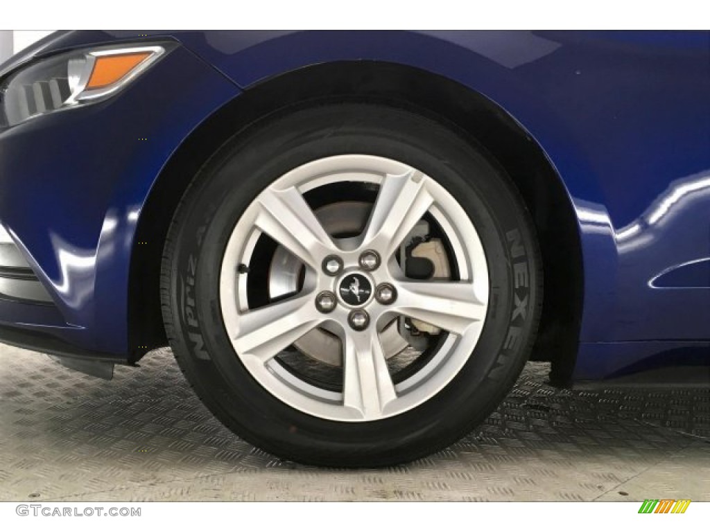 2015 Mustang V6 Convertible - Deep Impact Blue Metallic / Ebony photo #7