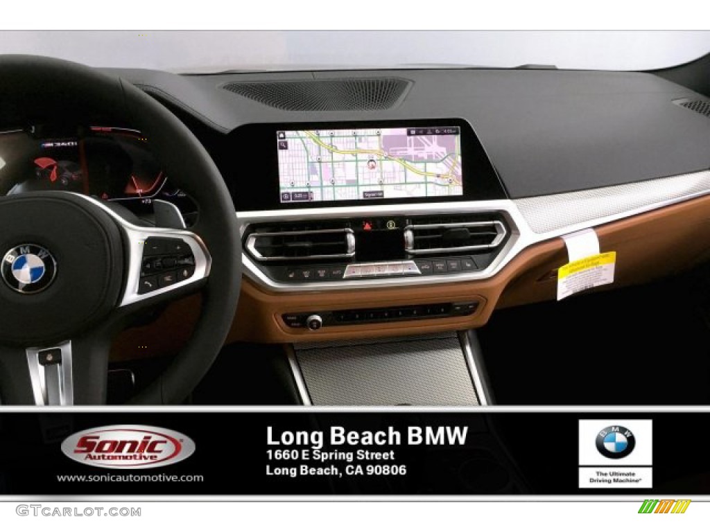 2020 3 Series M340i Sedan - Tanzanite Blue II Metallic / Cognac photo #5