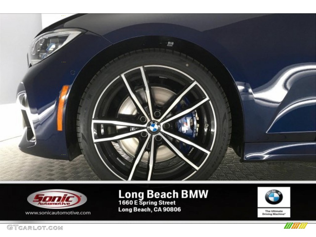 2020 3 Series M340i Sedan - Tanzanite Blue II Metallic / Cognac photo #9