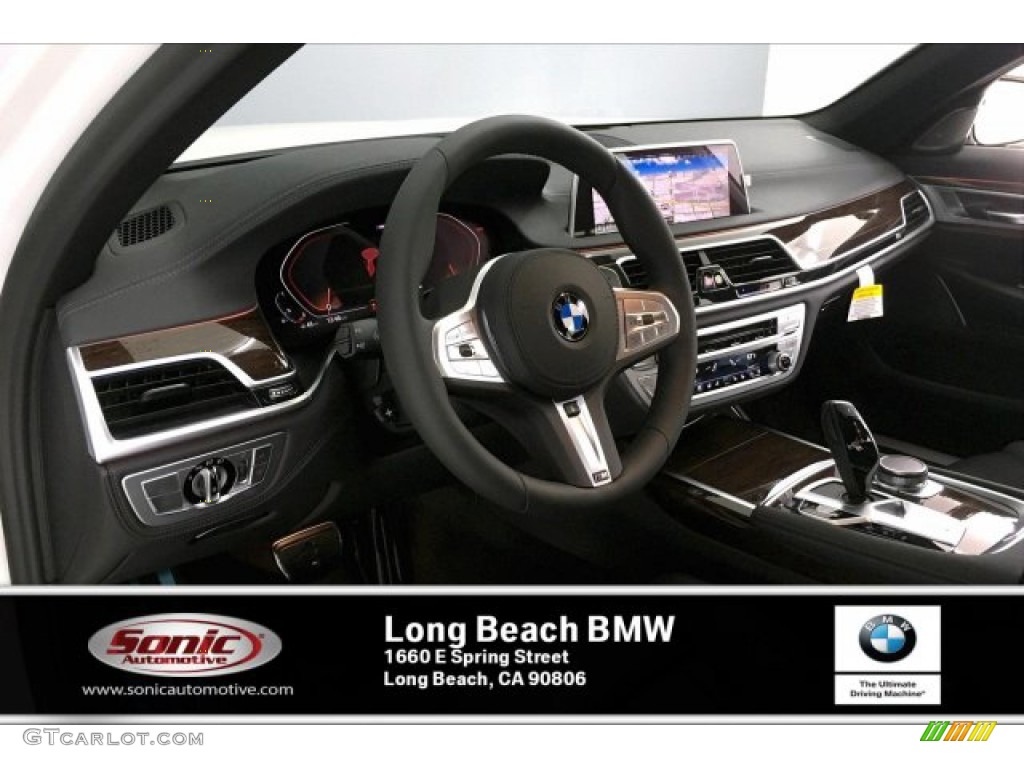 2020 7 Series 740i Sedan - Mineral White Metallic / Black photo #4