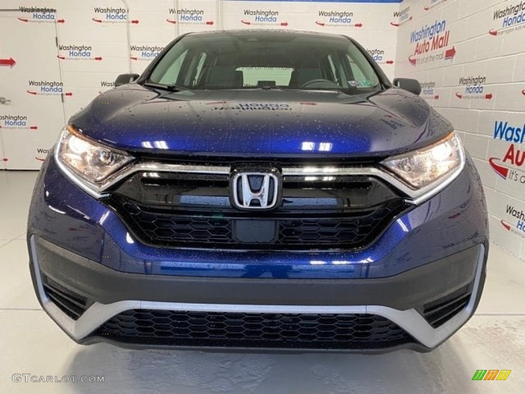 2020 CR-V LX AWD - Obsidian Blue Pearl / Gray photo #3