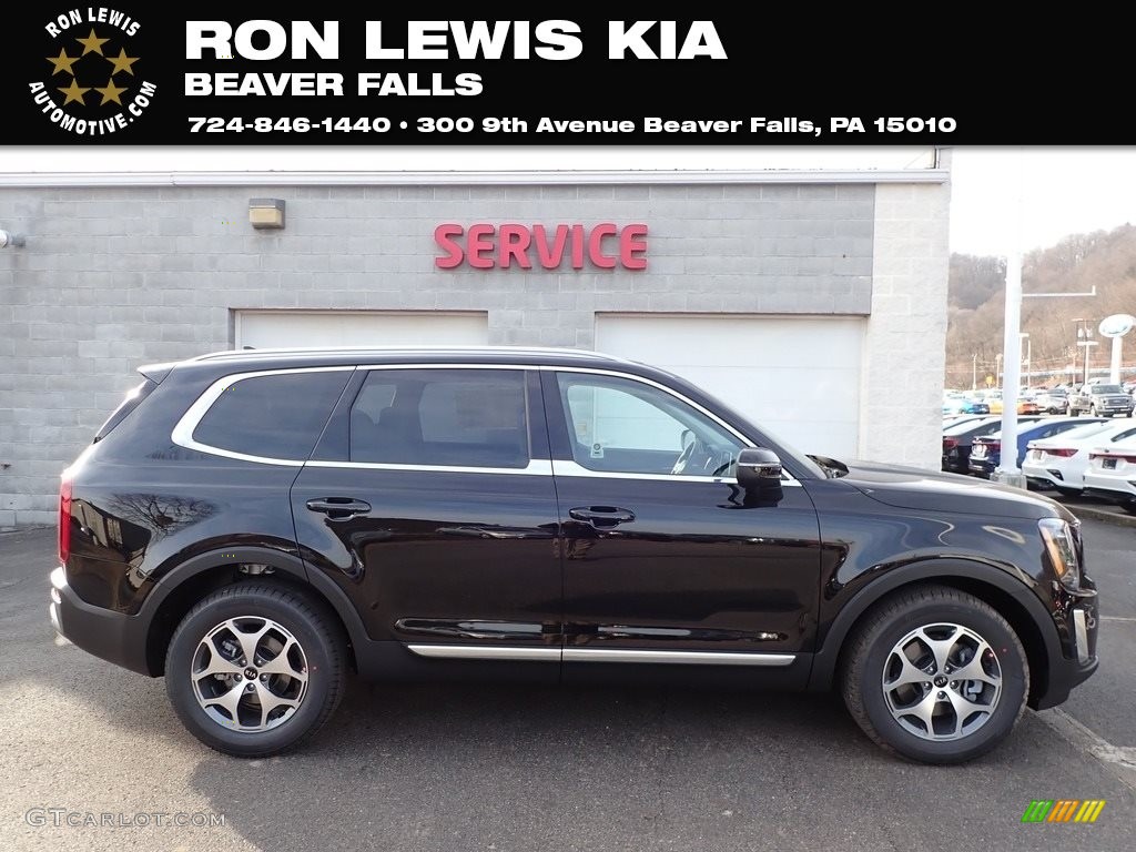 2020 Telluride EX AWD - Ebony Black / Gray photo #1