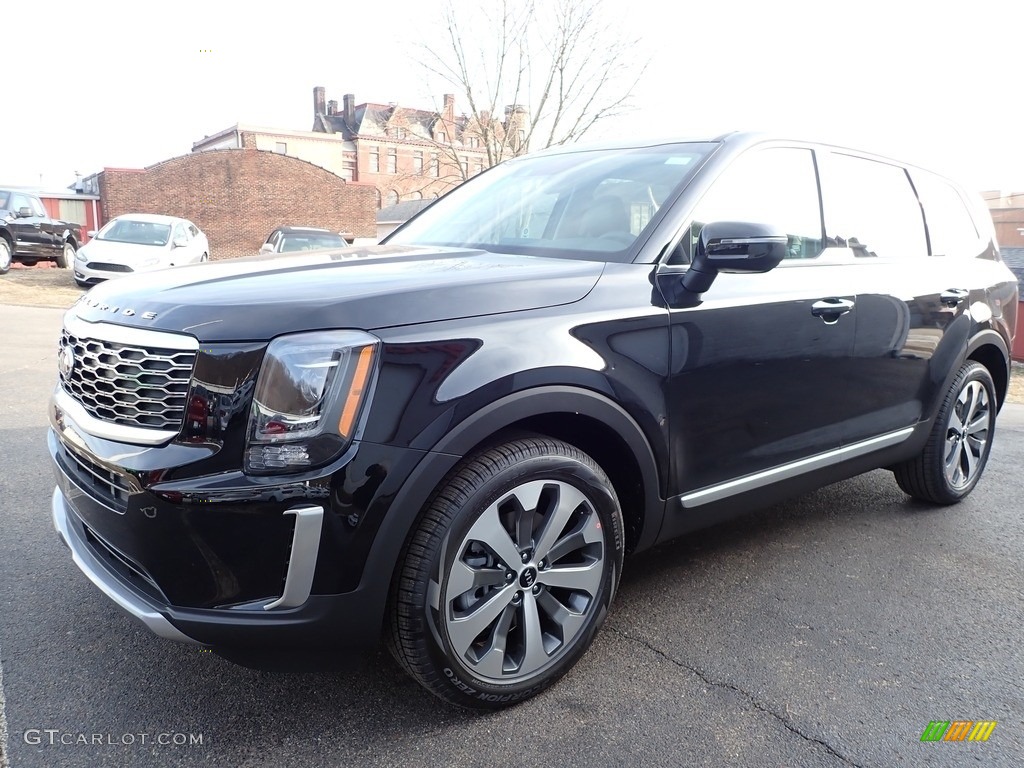 2020 Ebony Black Kia Telluride S AWD 137331798 Photo 7