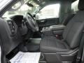 Jet Black Front Seat Photo for 2020 Chevrolet Silverado 1500 #137364319