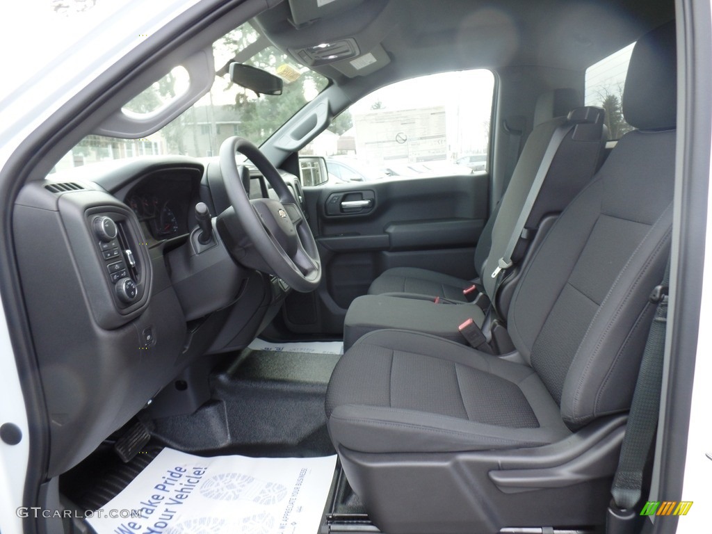 Jet Black Interior 2020 Chevrolet Silverado 1500 WT Regular Cab 4x4 Photo #137364328