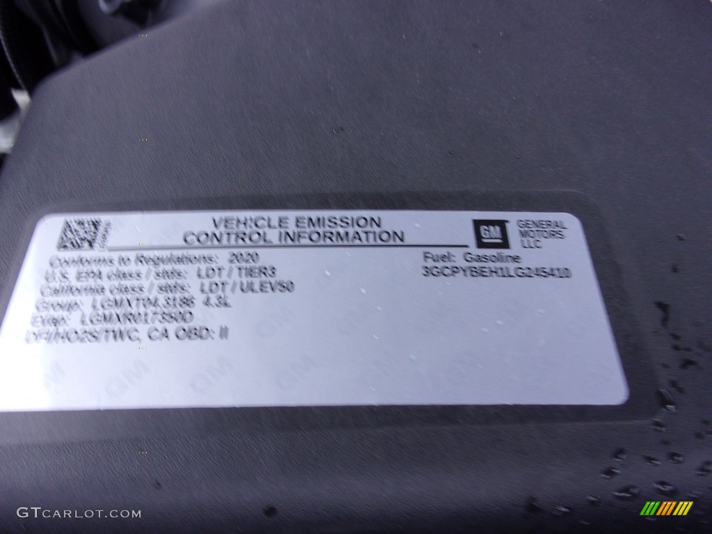 2020 Silverado 1500 Custom Crew Cab 4x4 - Shadow Gray Metallic / Jet Black photo #15