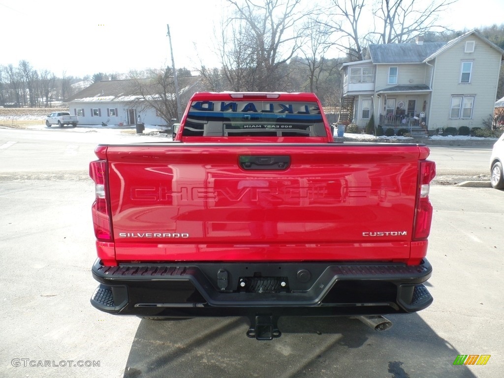 2020 Silverado 2500HD Custom Crew Cab 4x4 - Red Hot / Jet Black photo #8