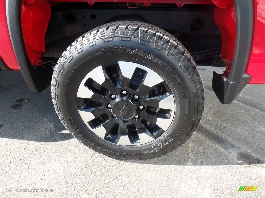 2020 Silverado 2500HD Custom Crew Cab 4x4 - Red Hot / Jet Black photo #11