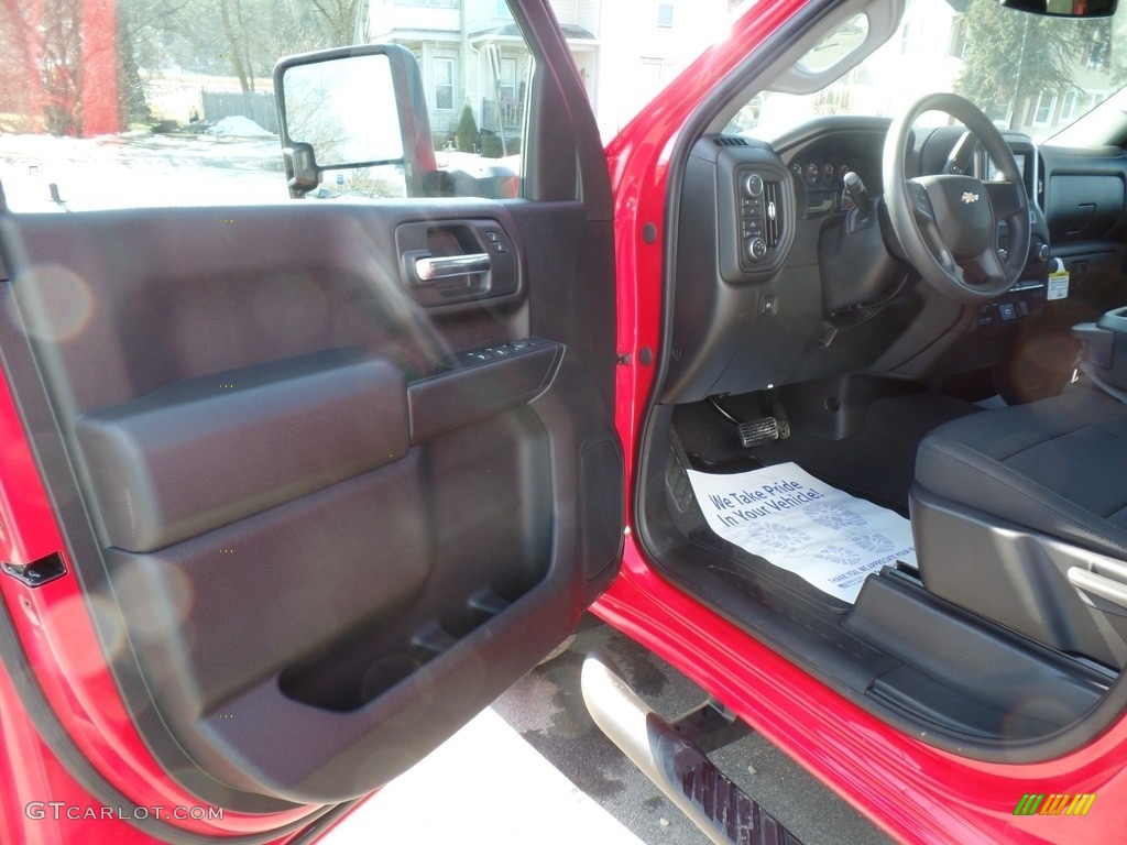 2020 Silverado 2500HD Custom Crew Cab 4x4 - Red Hot / Jet Black photo #14