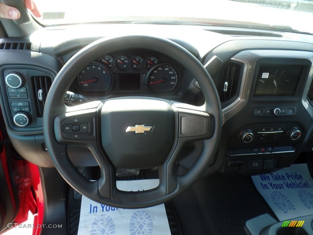 2020 Silverado 2500HD Custom Crew Cab 4x4 - Red Hot / Jet Black photo #20