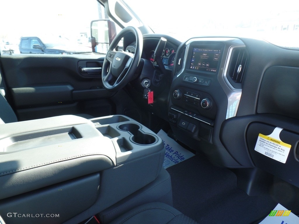 2020 Silverado 2500HD Custom Crew Cab 4x4 - Red Hot / Jet Black photo #39