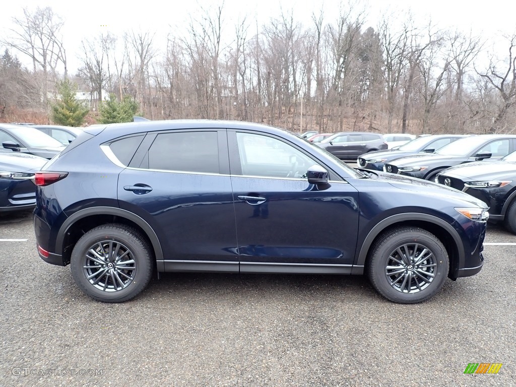 Deep Crystal Blue Mica 2020 Mazda CX-5 Touring AWD Exterior Photo #137367407