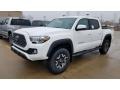 2020 Super White Toyota Tacoma TRD Off Road Double Cab 4x4  photo #1